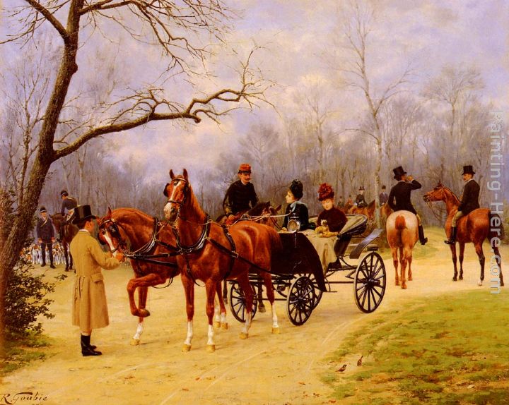 Rendez-vous at the Meet painting - Jean Richard Goubie Rendez-vous at the Meet art painting Rendez-vous at the Meet painting - Jean Richard Goubie Rendez-vous at the Meet art painting